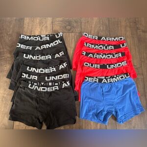 Under Armour Kids Underwear Set - Black, Red, Blue
